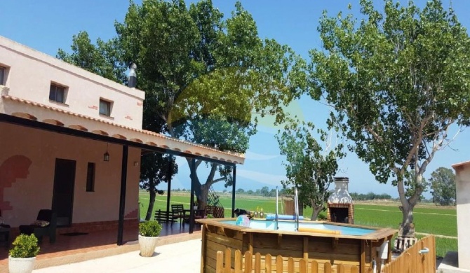 Mas de Felip - Casa rural con piscina privada en el Delta