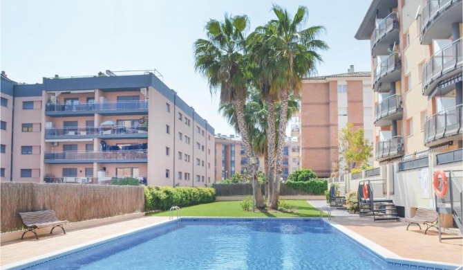 Nice apartment in Lloret de Mar with 1 Bedrooms, WiFi and Swimming pool