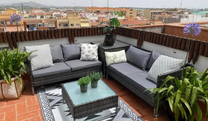 Apartamento con terraza y piscina en Malgrat de Mar